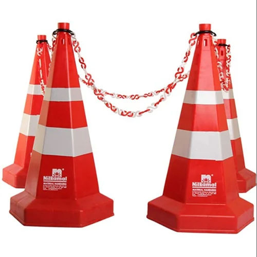 Red Rmhexdc1000 Nilkamal Safety Cone