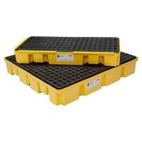 Poly Spill Pallets - Color: Yellow