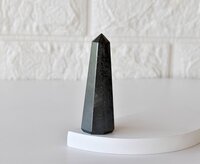 Hematite Obelisk Point Crystal Tower