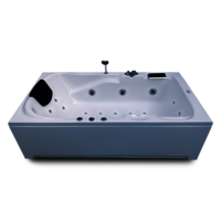 Euro 5.5 ft x 3 ft Combi-Massage Bathtub
