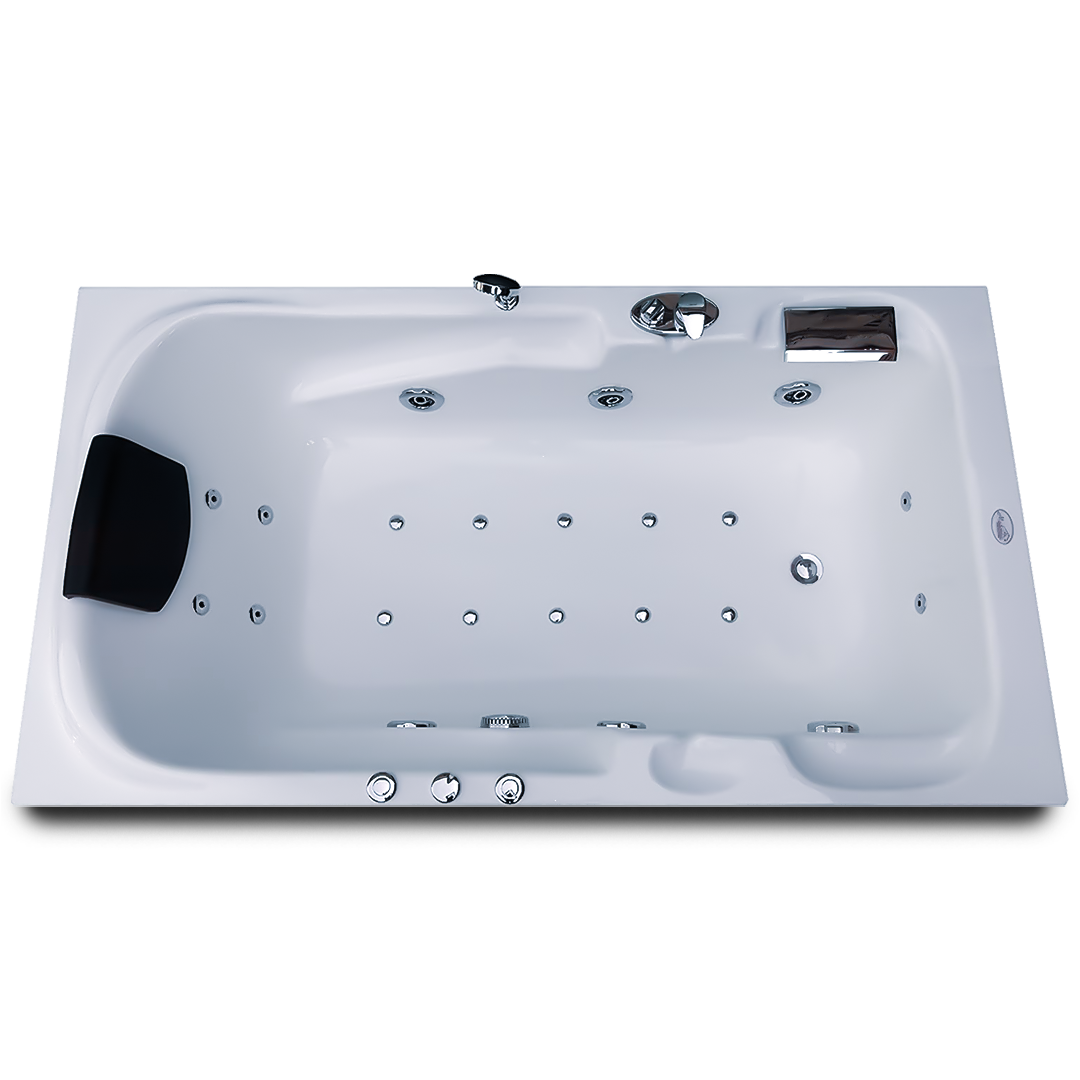 Euro 5.5 ft x 3 ft Combi-Massage Bathtub