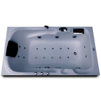 Euro 5.5 ft x 3 ft Combi-Massage Bathtub
