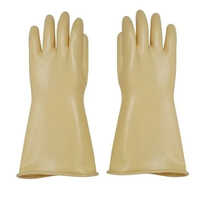 Rubber Electrical Protection Hand Gloves