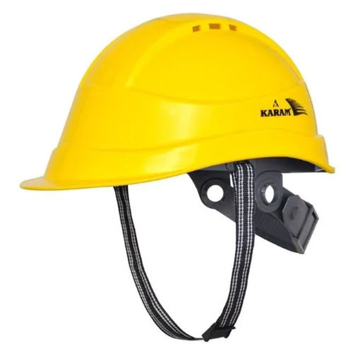 Yellow Karam Safety Helmet