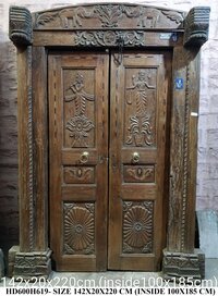 Antique Wooden Carved Door