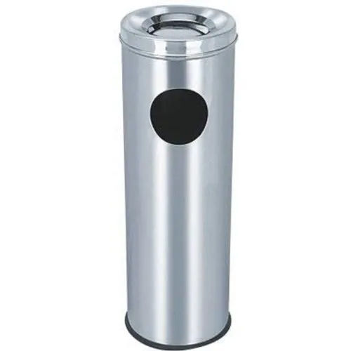 Ss Ashtray Bin - Color: Silver