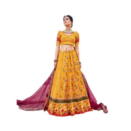 Mazing Vaishali Silk Printed Lehenga Choli