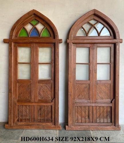 Antique Solid  Wooden Window