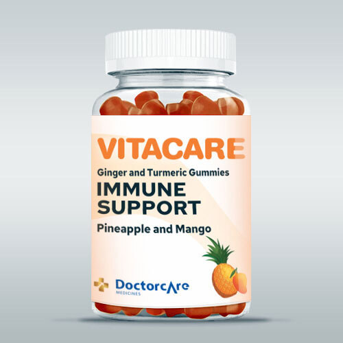 VITACARE- ginger and turmeric immune support gummies