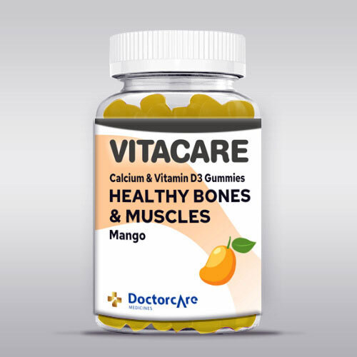 VITACARE-calcium And vitamin D3 healthy bones And muscles gummies