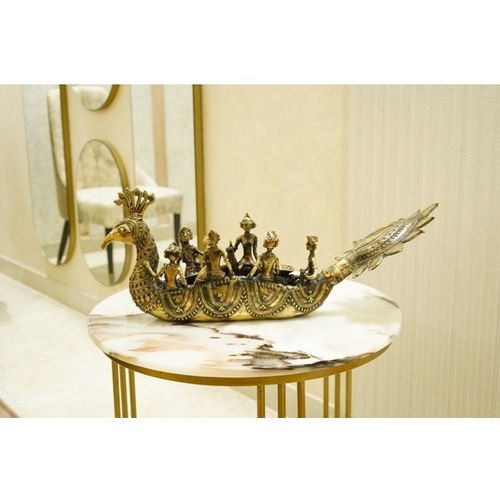 Brass Antique Finish Tribal Peacock