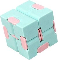 Infinity Magic Cube Game - Color: Mint Green And Pink