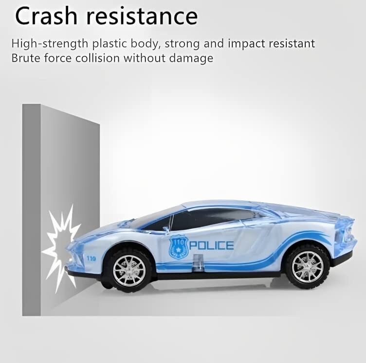 POLICE CAR WITH LIGHT AND MUSIC