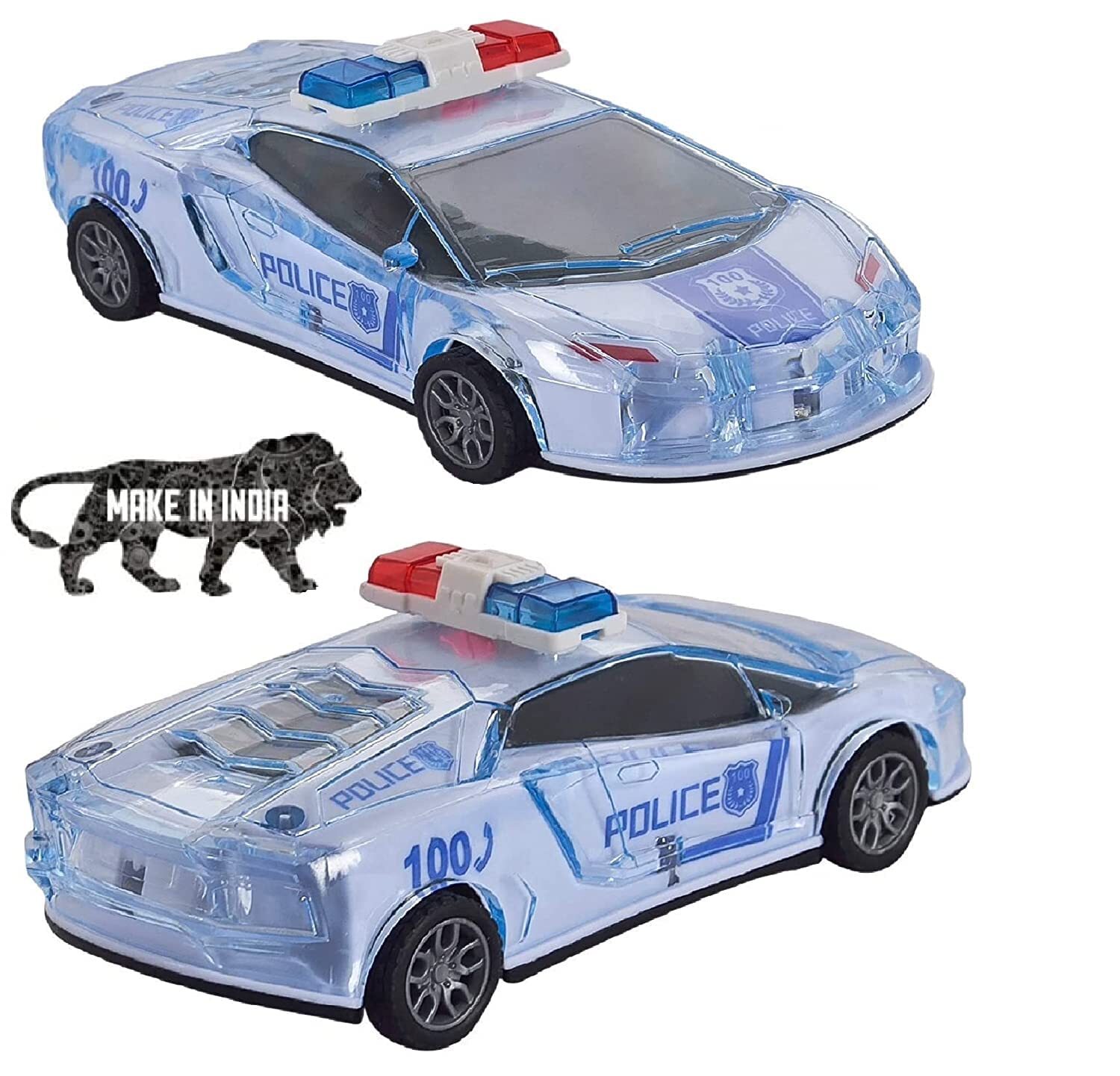 POLICE CAR WITH LIGHT AND MUSIC