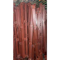Red Oxide Painted Angle Cross Arm - Ms Material, Customized Shape, Galvanized Surface, Designed For High-tension Overhead Distribution | Warranty Included