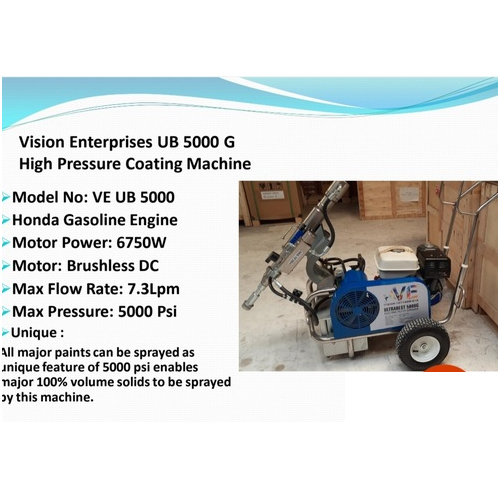 Wall Putty Spray  Painting Machine Ub 5000 - Operating Type: Manual