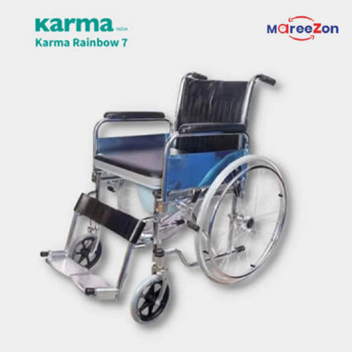 KARMA RAINBOW 7 COMMODE WHEELCHAIR