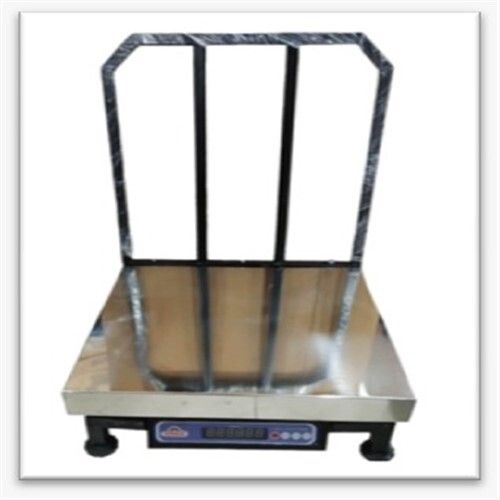 Ss Chequered Mobile Platform Scale 300/500 kg