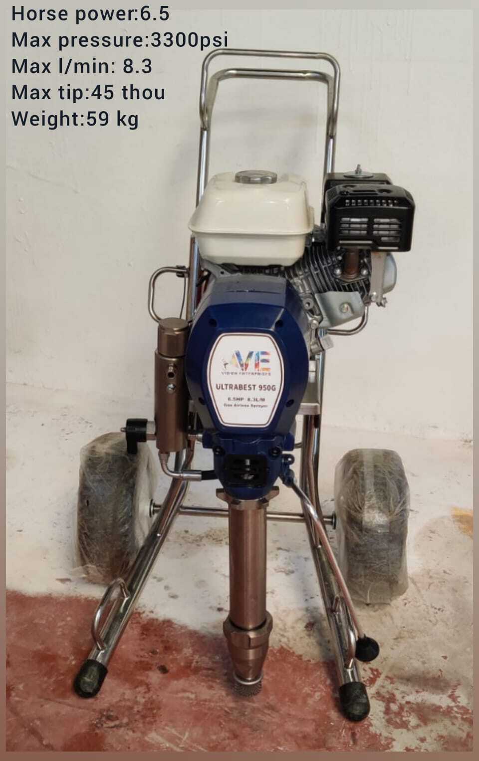Wall Putty Spray Painting Machine 950 Petrol