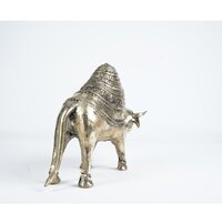 Brass Antique Finish Bull