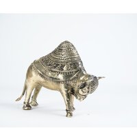 Brass Antique Finish Bull