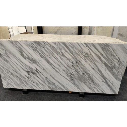 White 20Mm Indian Statuario Marble Slab