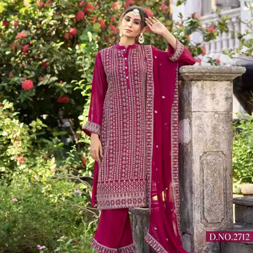 Pink Color Beautiful Designer Salwar Kameez