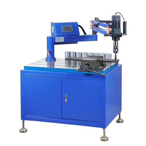 Blue Horizontal Tapping Machine