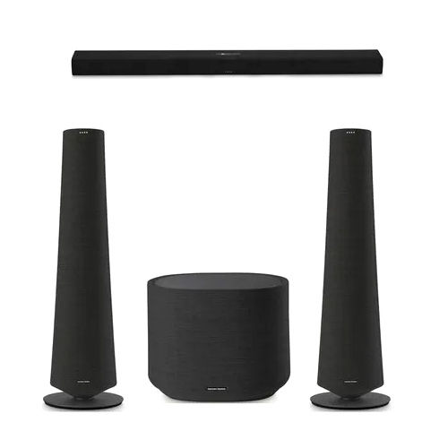 Black Harman Kardon Citation Wireless Home Theater