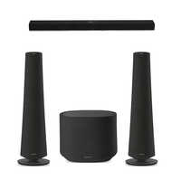 Harman Kardon Citation Wireless Home Theater - 5.1 Channel, 100-240 Volt Power, Black Color, Remote Control Included, Stylish Design, 4.1 Kg Weight