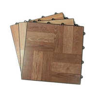 Deck Flooring Tiles - Color: Natural Wood