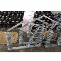 11kv Double Stake Air Break Switches - Color: Silver