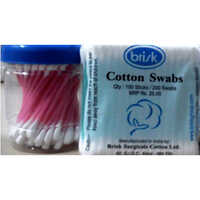 Cotton Swabs - 100% Cotton Material, Available In Poly Bag Or Plastic Tin Pack | Suitable For Medical Labs, High Quality For Personal Hygiene