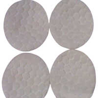 Cotton Facial Pads - High-quality Cotton Material, Lightweight & Colourful Pack Of 100 | Versatile For Cosmetic & Minor Medical Use