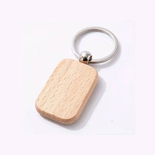 Wooden Engraved Keychains