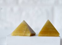 Yellow Aventurine Crystal Pyramids, Energy Crystal Stone