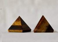 Tiger Eye Crystal Pyramids, Energy Crystal Stone