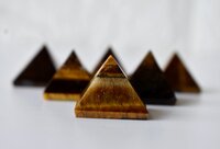 Tiger Eye Crystal Pyramids, Energy Crystal Stone