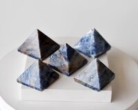 Sodalite Crystal Pyramids, Energy Crystal Stone