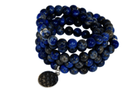 Lapis Lazuli 108 Prayer Beads Mala Bracelet 108 Prayer Beads Necklace