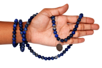 Lapis Lazuli 108 Prayer Beads Mala Bracelet 108 Prayer Beads Necklace