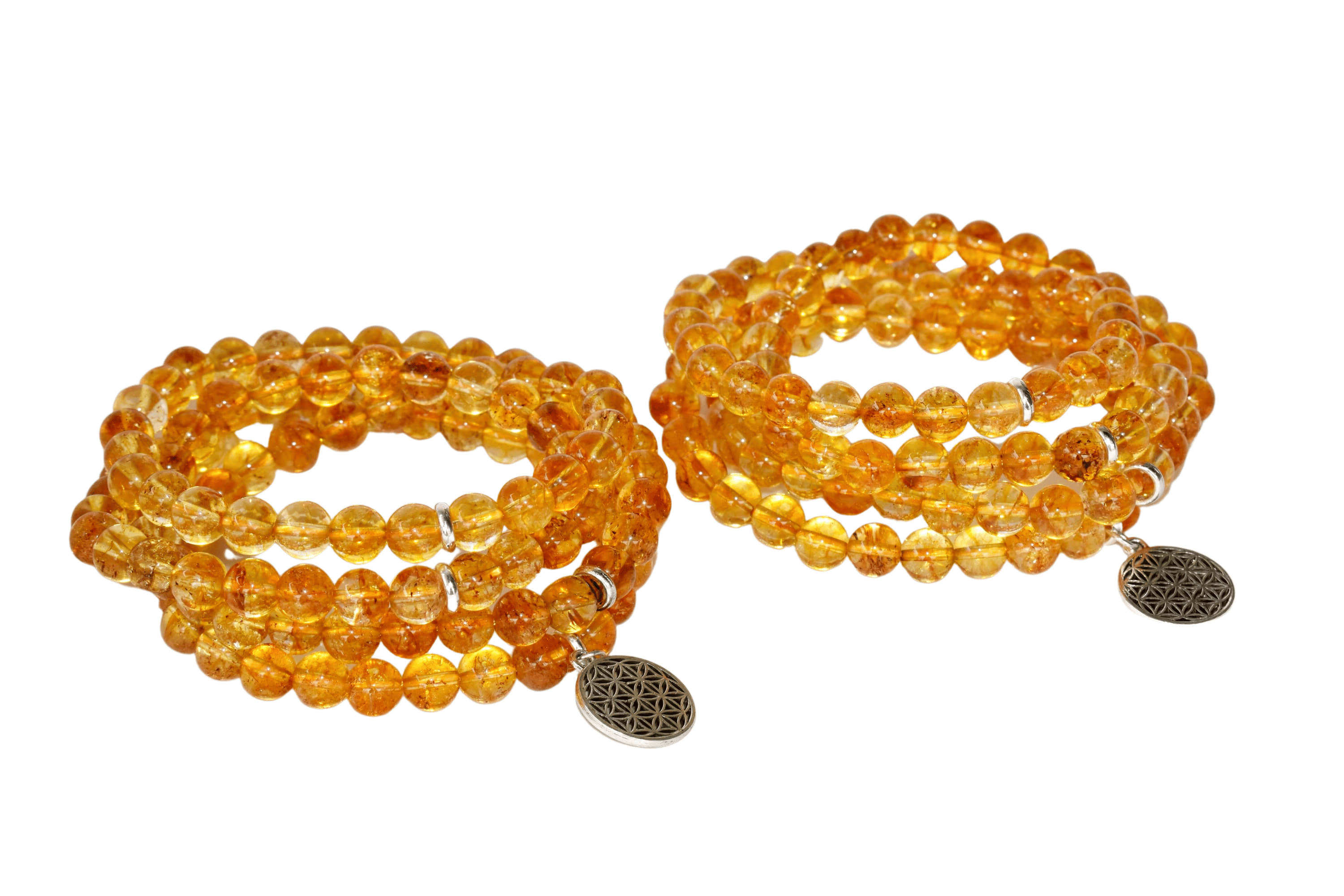 Citrine 108 Prayer Beads Mala Bracelet 108 Prayer Beads Necklace