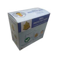 Face Mask Packaging Box - High-quality Paper Material, Rectangular Shape, Multicolor Design, Warranty For Durability
