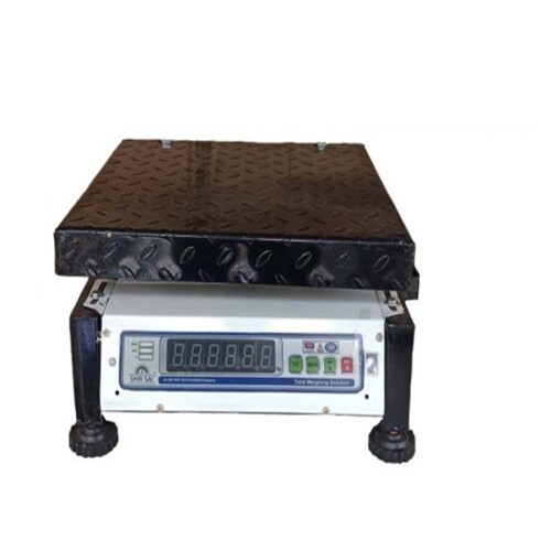 Ms Chequered मोबाइल Platform Scale 100/200 KG