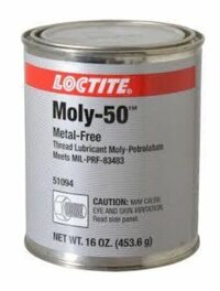Loctite Moly 50 - Anti-seize Lubricant Paste, 1 Lb Can | Black Gray Color, Molybdenum Disulfide, -29 To 138â°c Operating Range