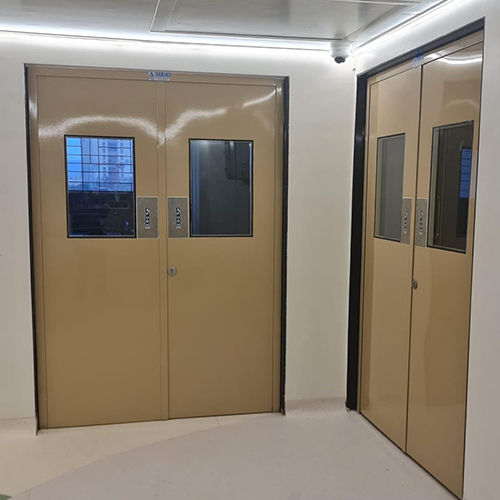 Silver Clean Room Doors Gipc