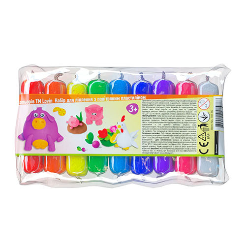 9 Colors Lovin Set With Air Clay