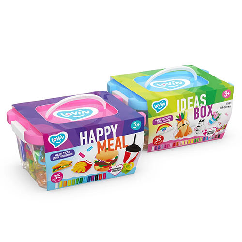 Creative Set Lovin Happy Meal Box With Play Dough - Finish: Polishing