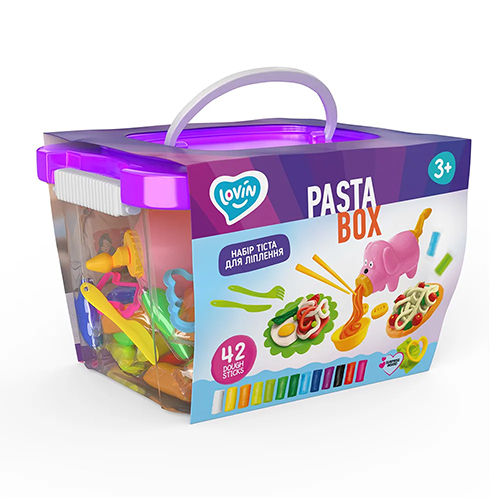 Creative Set Lovin Pasta Box With Play Dough - Finish: Polishing