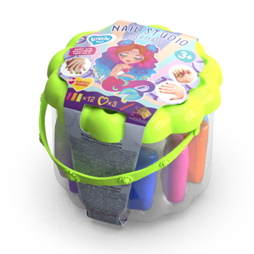 Mermaid Nail Studio Lovin Modeling Set With Play Dough